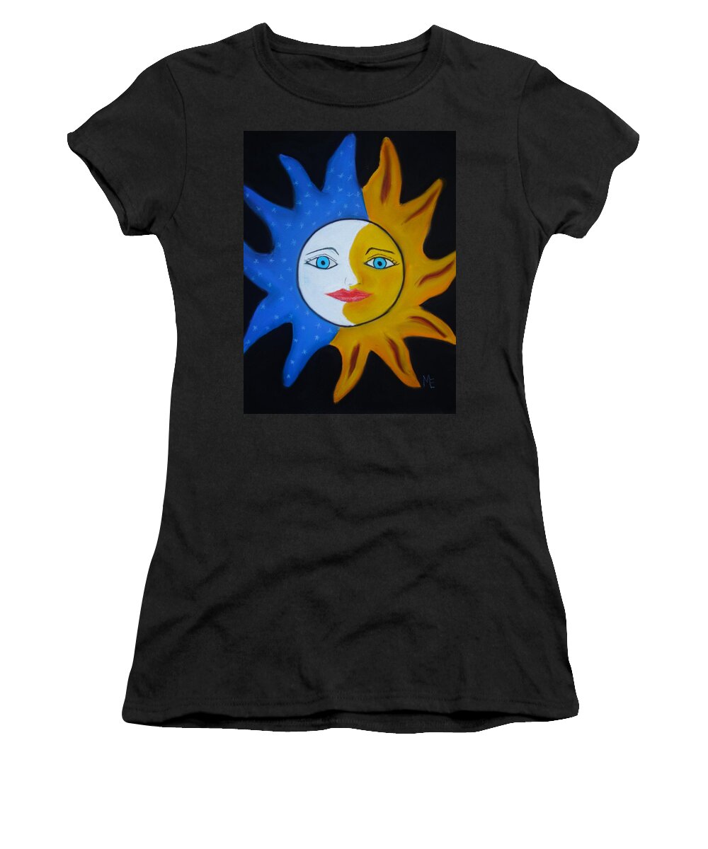 Sun Women's T-Shirt featuring the pastel Dos by Melinda Etzold