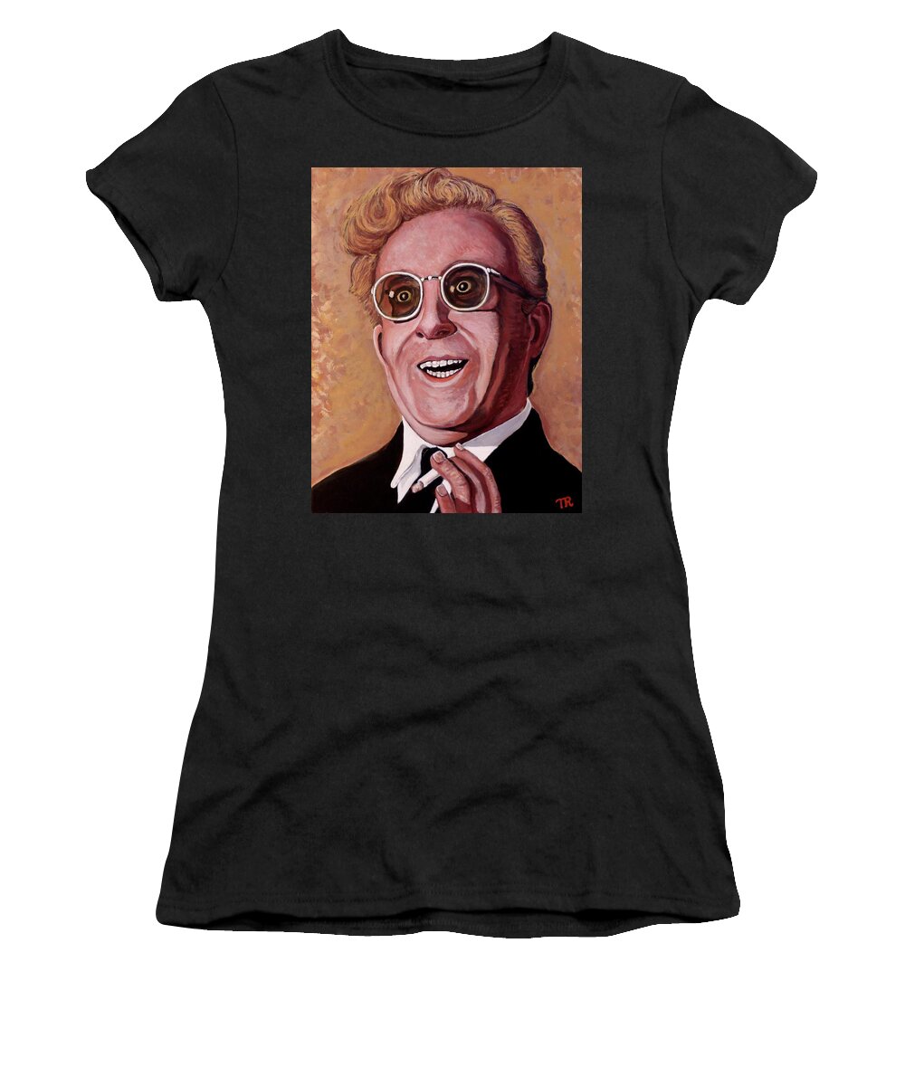Dr Strangelove Women's T-Shirt featuring the painting Dr. Strangelove 3 by Tom Roderick
