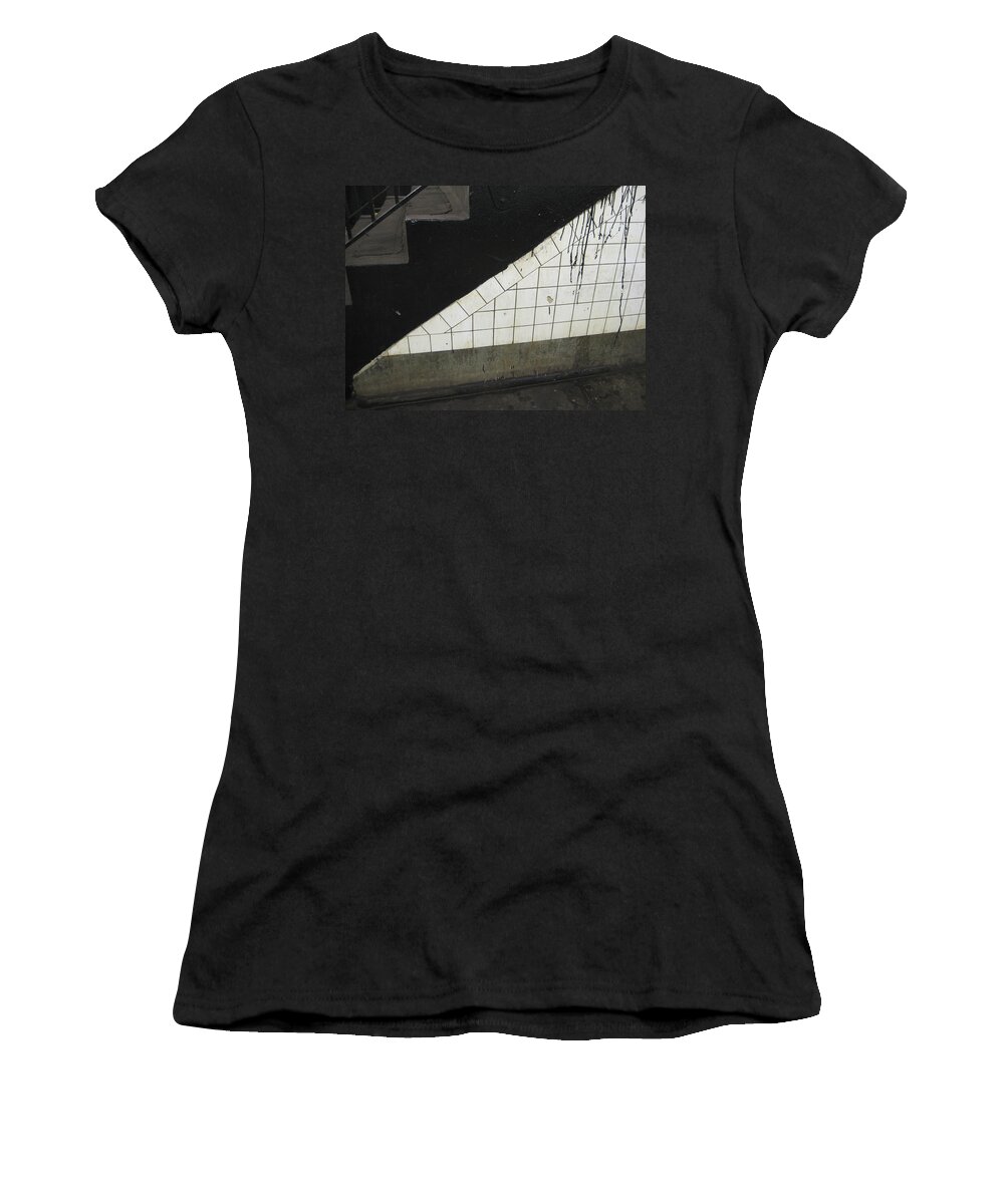 New York Women's T-Shirt featuring the photograph Dripping Stairs by Erik Burg