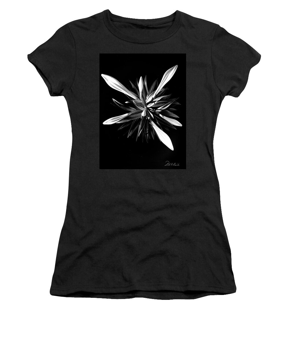 Black & White Women's T-Shirt featuring the photograph Easter Lily Three by Frederic A Reinecke