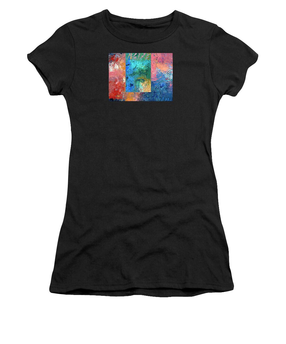 Abstract Women's T-Shirt featuring the digital art Envision by Judith Barath