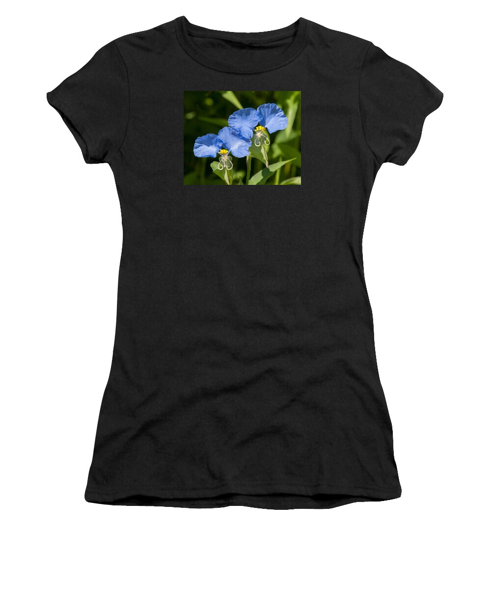 Nature Women's T-Shirt featuring the photograph Erect Dayflower DSMF0299 by Gerry Gantt