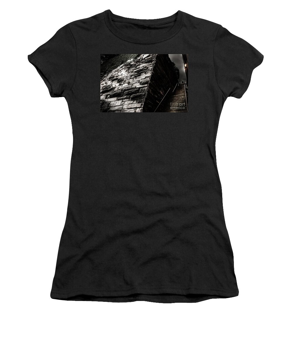 Exorcist Women's T-Shirt featuring the photograph Exorcist Steps by Jonas Luis