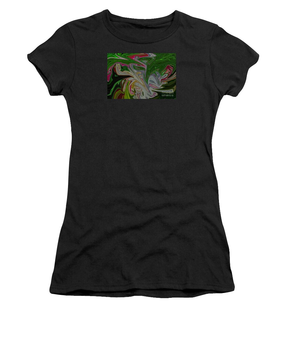 Abstract Women's T-Shirt featuring the photograph Experiment # 1 by Geraldine DeBoer
