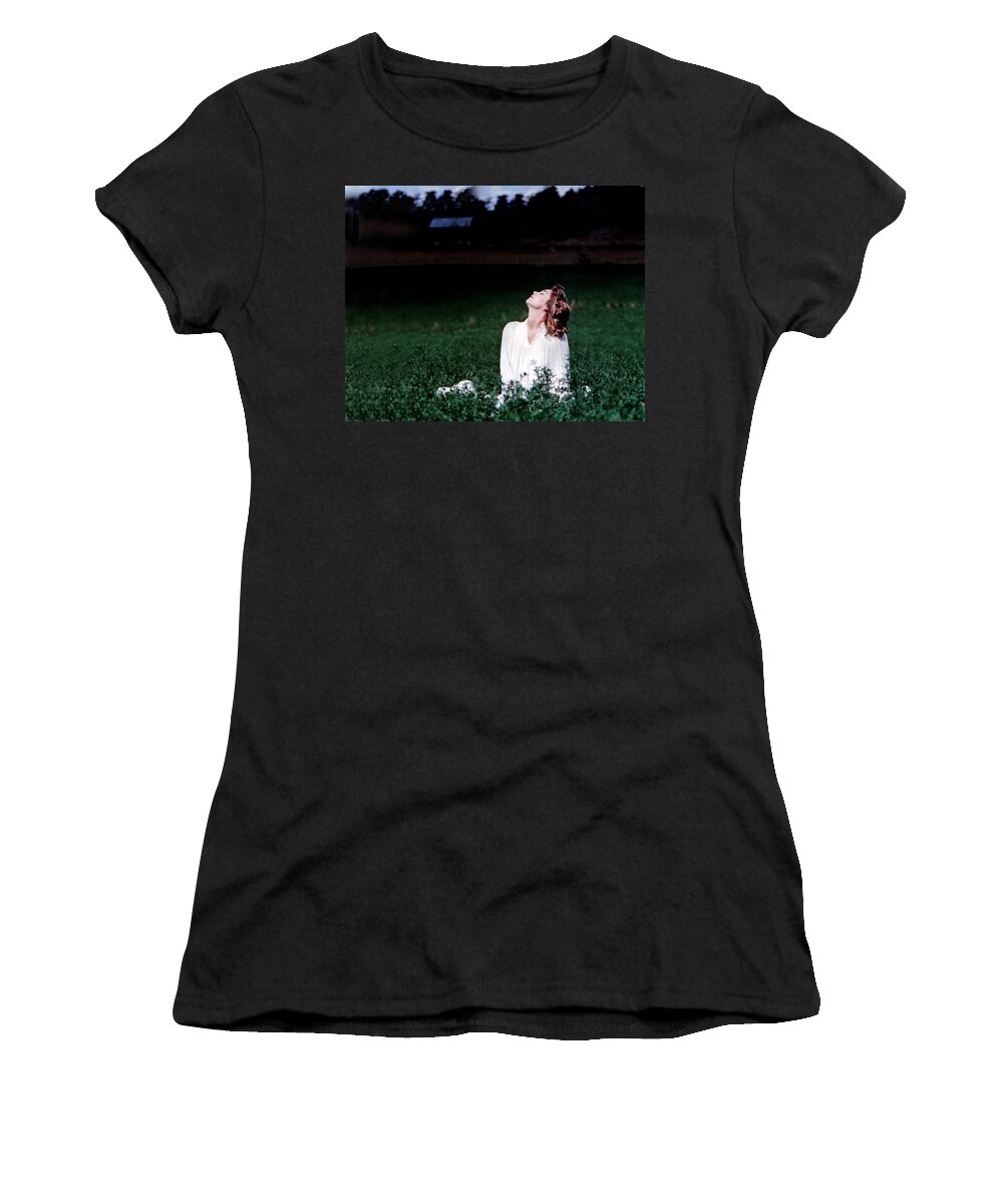 Woman Women's T-Shirt featuring the photograph Field Of Dreams by DArcy Evans