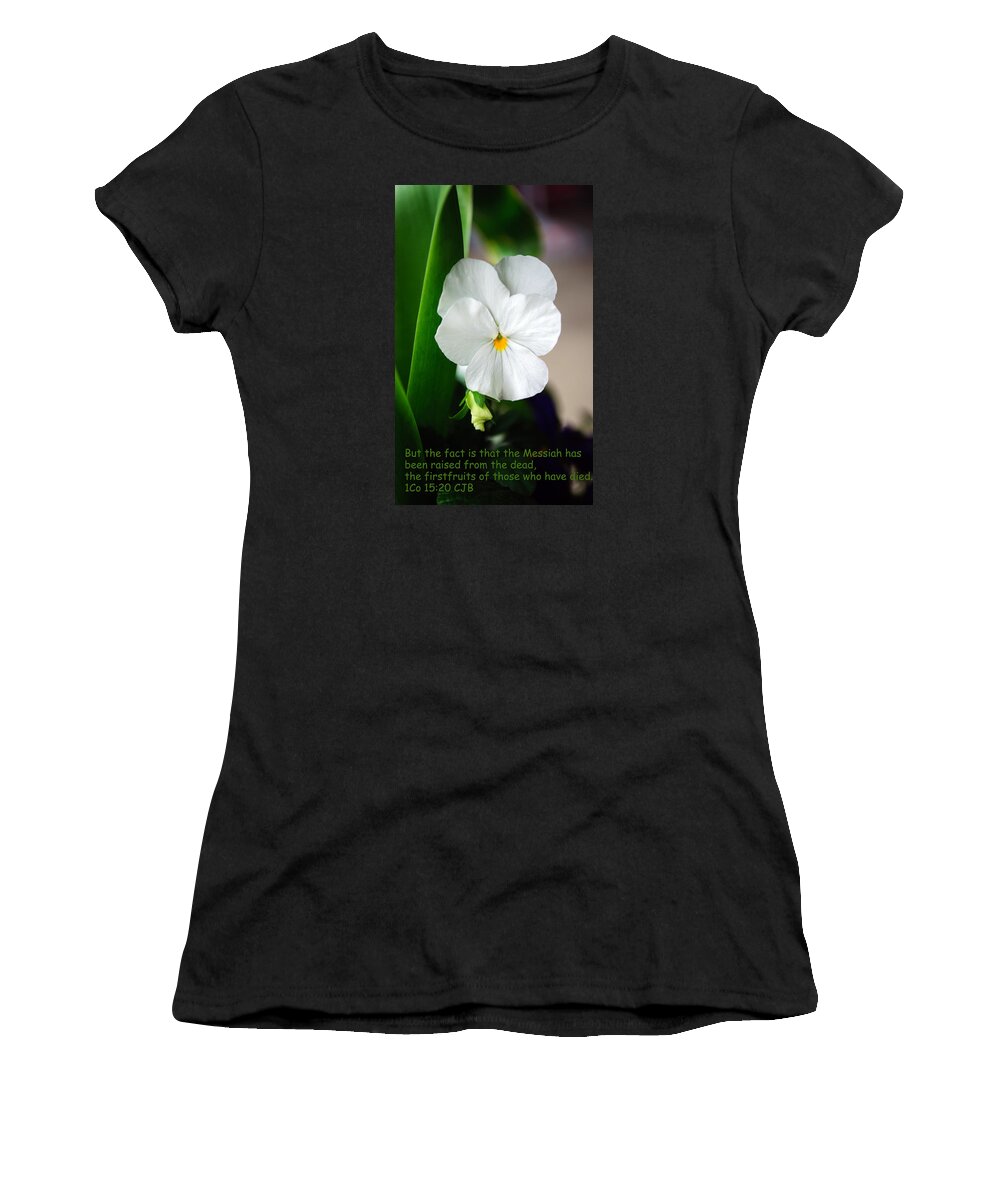 New Beginnings Women's T-Shirt featuring the photograph Firstfruits by Tikvah's Hope