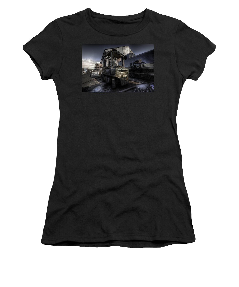 Art Women's T-Shirt featuring the photograph Forklift by Yhun Suarez
