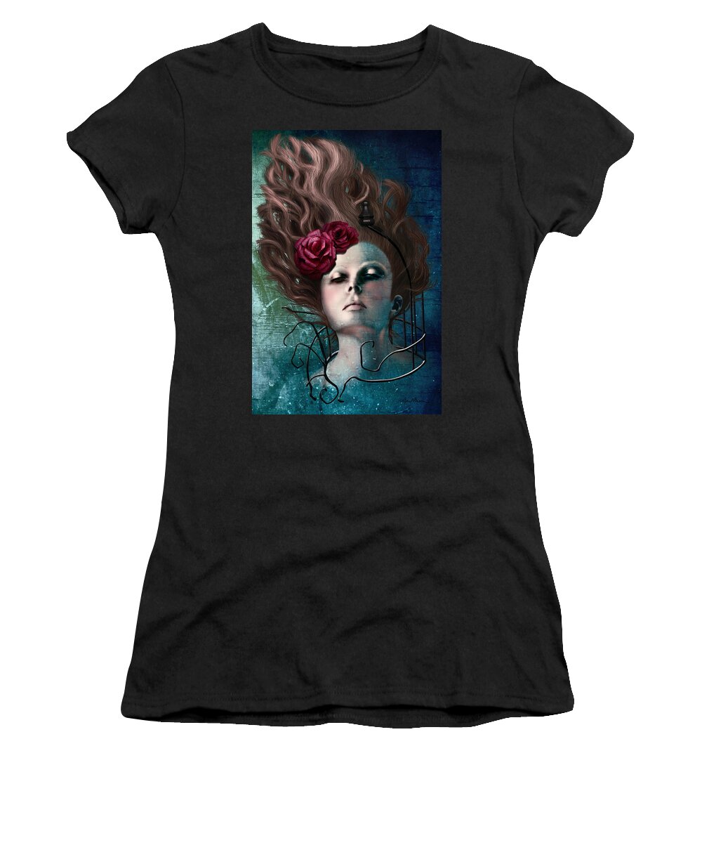 Free Women's T-Shirt featuring the digital art Free by April Moen