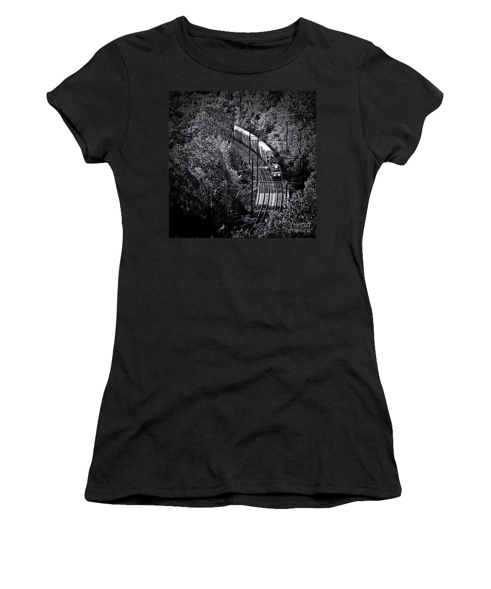 Diesel Women's T-Shirt featuring the photograph Freighting Away by Olivier Le Queinec