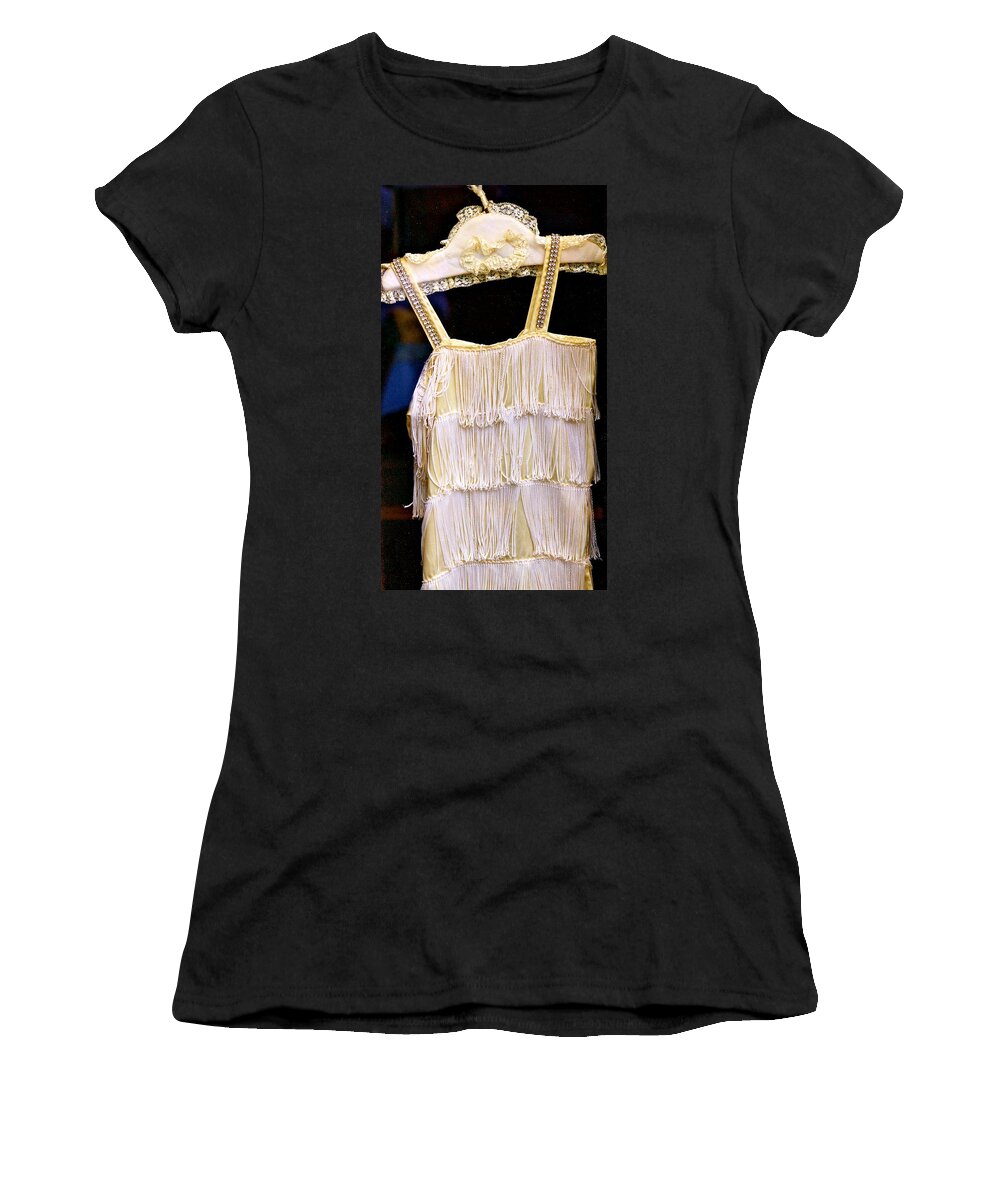 Flappers Women's T-Shirt featuring the photograph Fringe Benefits by Ira Shander