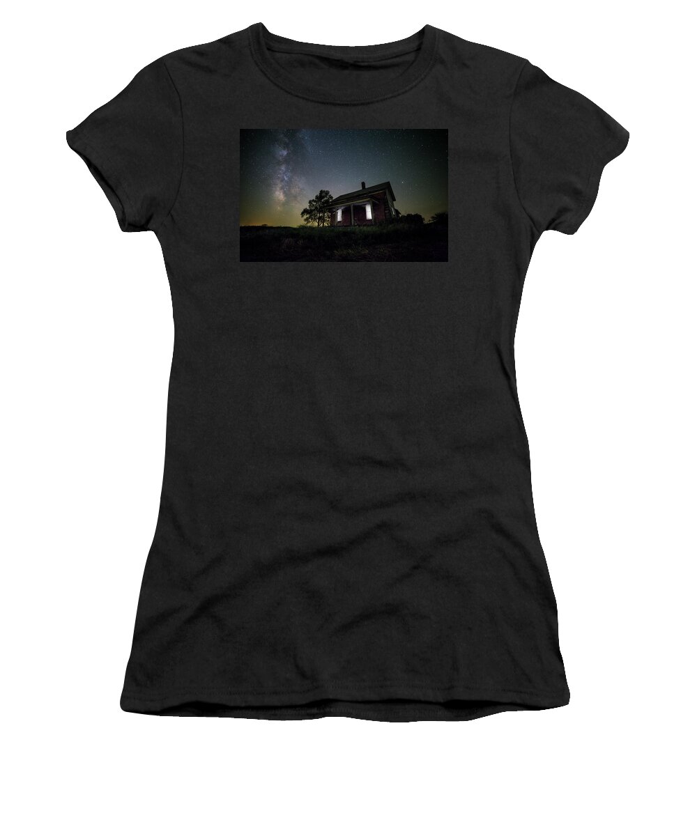 Sky Women's T-Shirt featuring the photograph From Within by Aaron J Groen