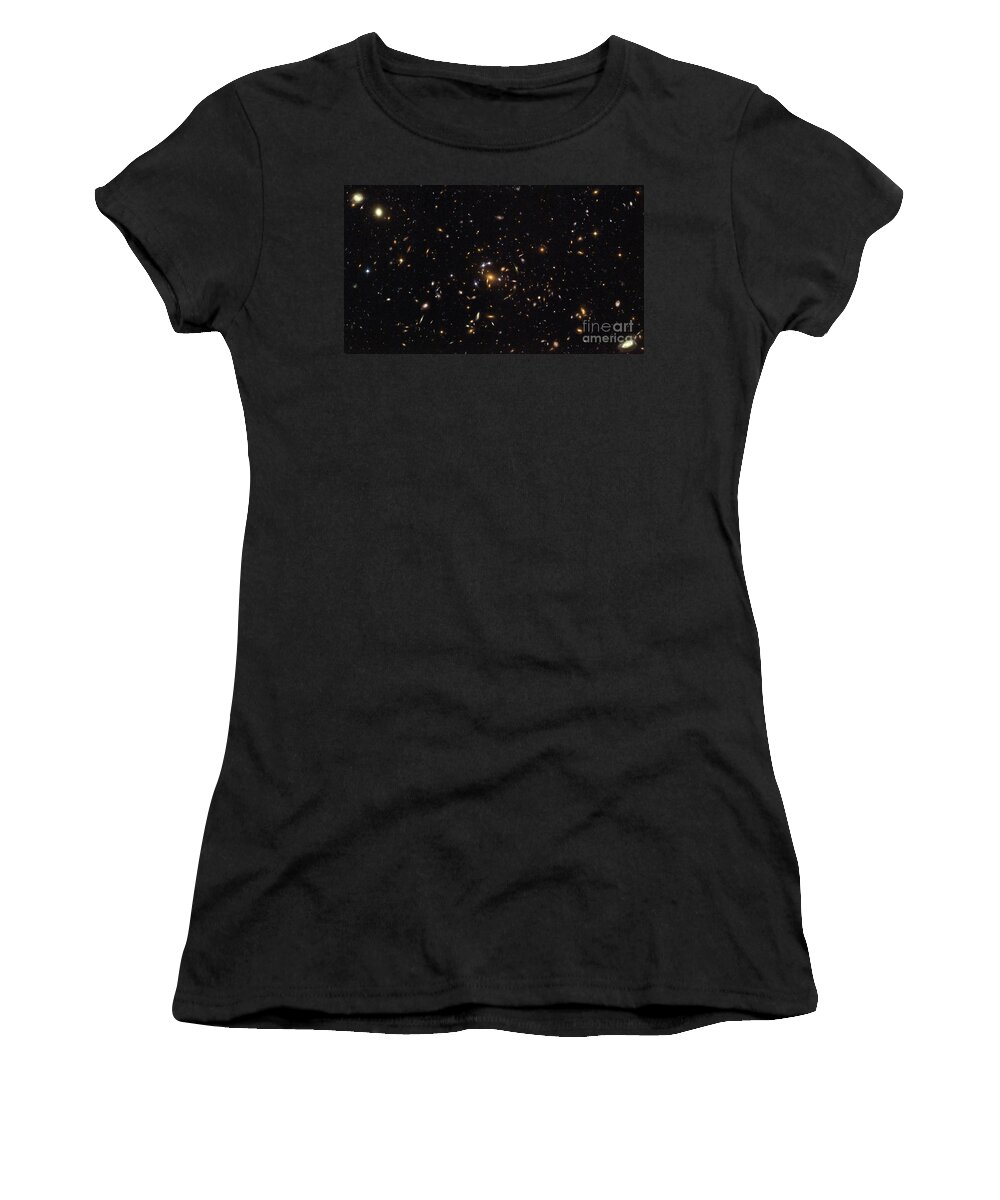 Science Women's T-Shirt featuring the photograph Galaxy Cluster, Sdss J1004+4112 by Science Source