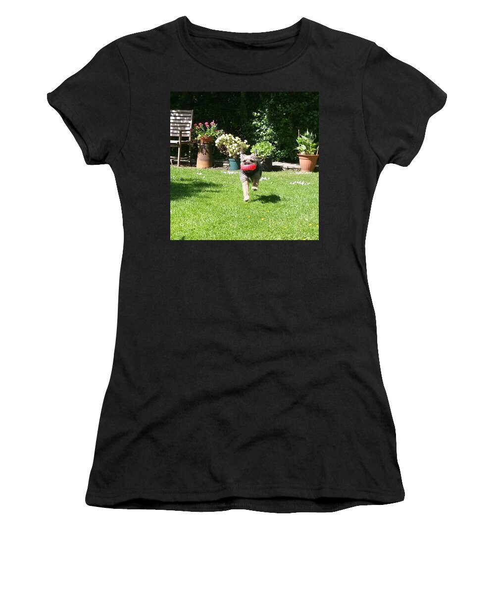 Lovepuppies Women's T-Shirt featuring the photograph Game On by Rowena Tutty