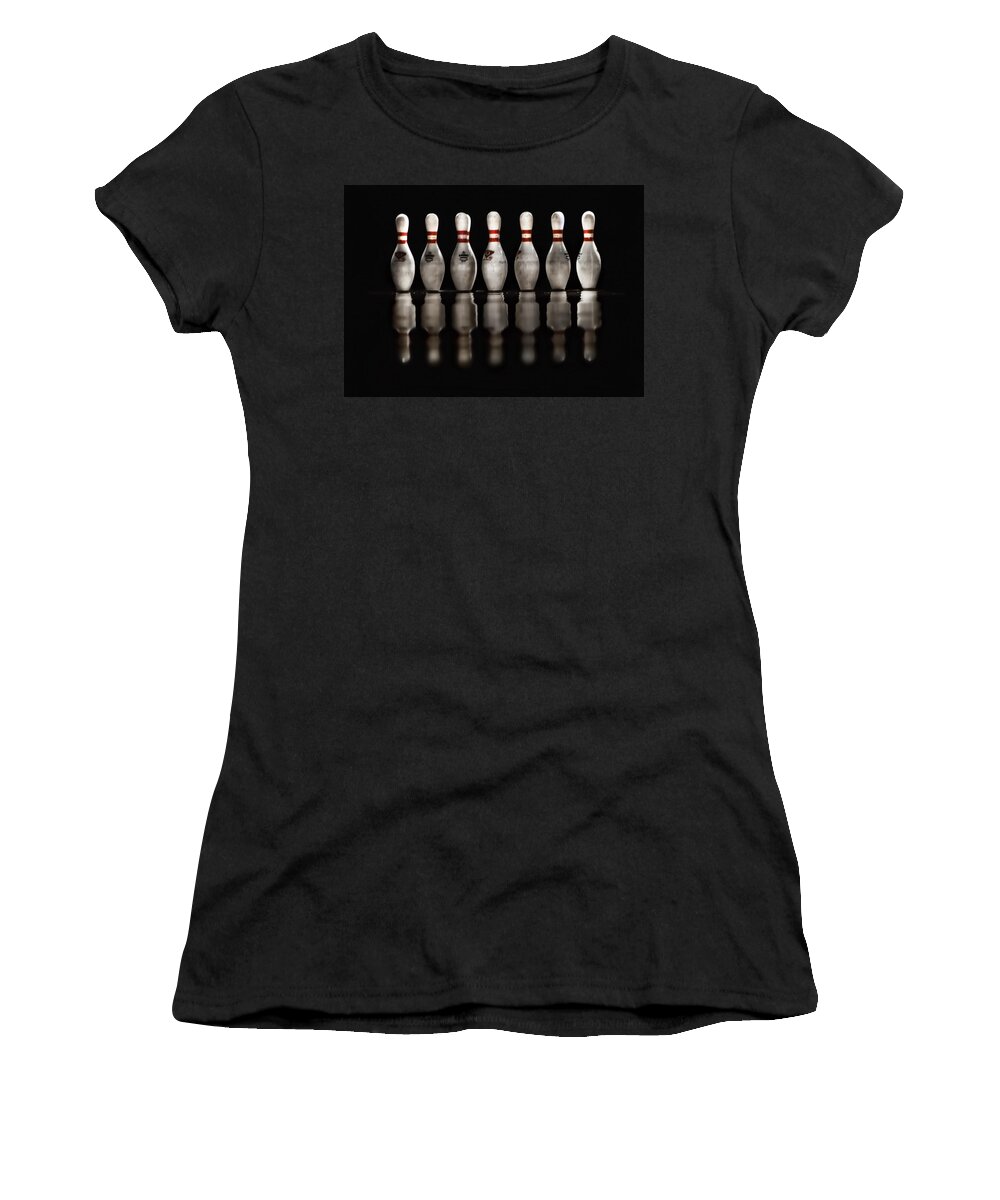 Pin Women's T-Shirt featuring the photograph Game On by Evelina Kremsdorf