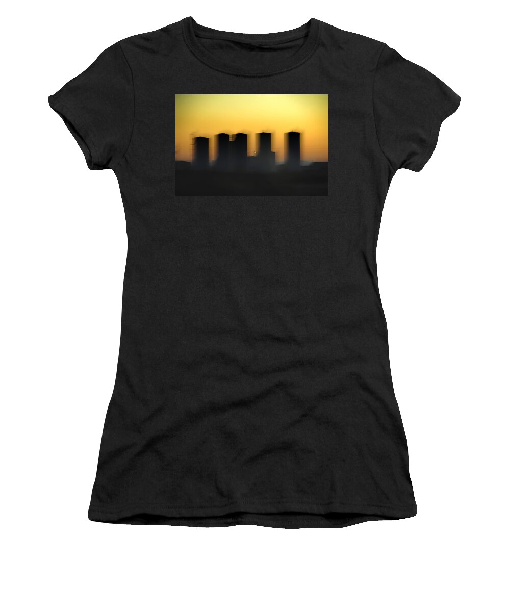 Industrial Women's T-Shirt featuring the photograph Ghost Industry by Donna Blackhall
