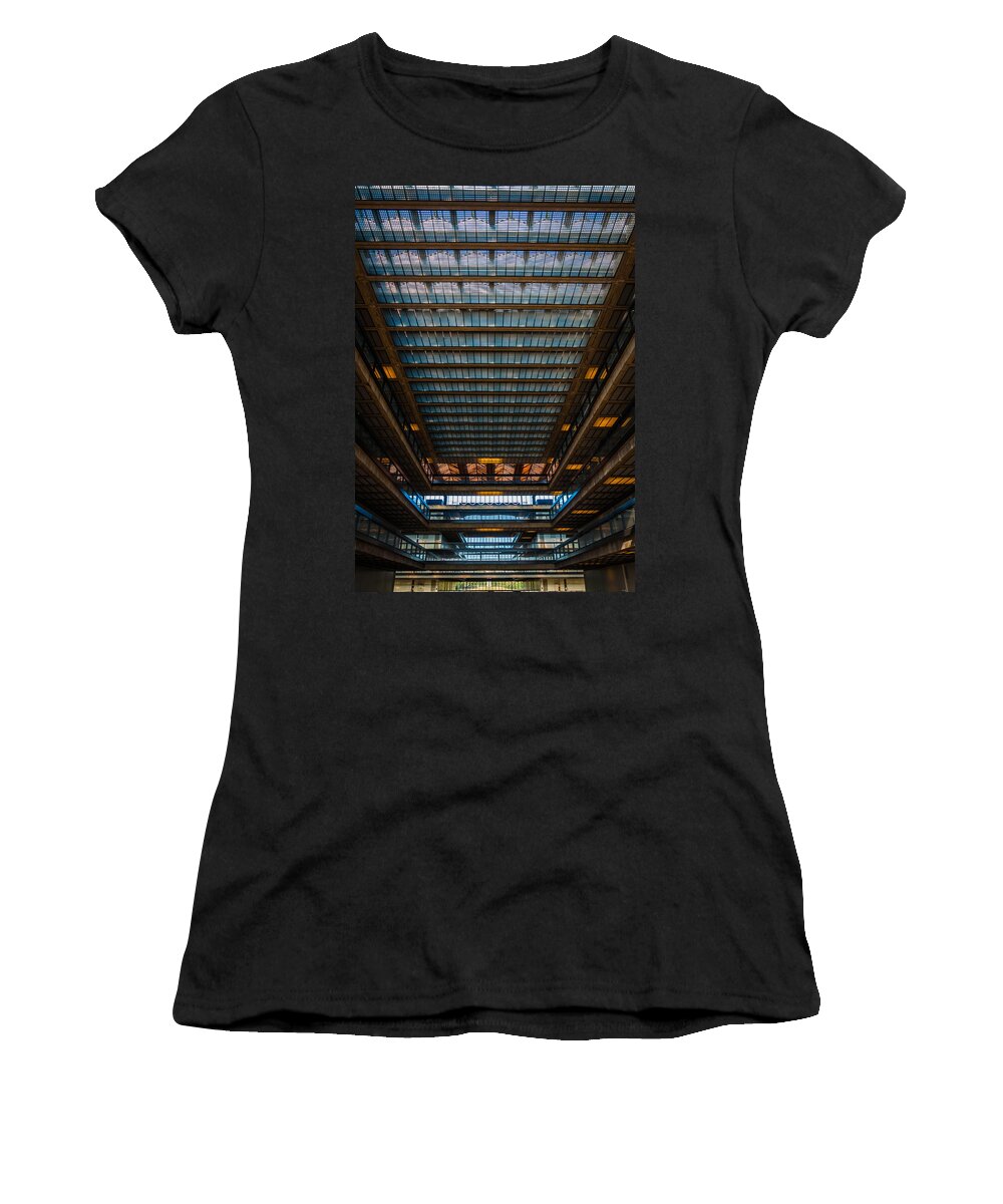 New Jersey Women's T-Shirt featuring the photograph Glass Ceiling by Kristopher Schoenleber