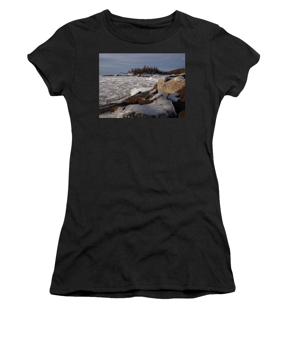 Peterson Nature Photography Women's T-Shirt featuring the photograph Glitter and Ice by James Peterson
