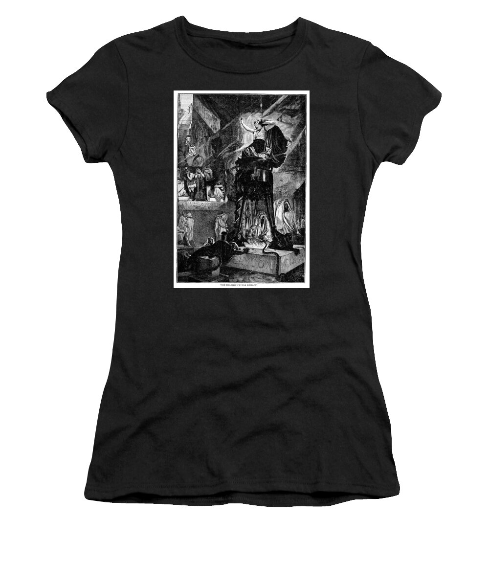 Ancient Women's T-Shirt featuring the photograph Greece: Delphic Oracle by Granger