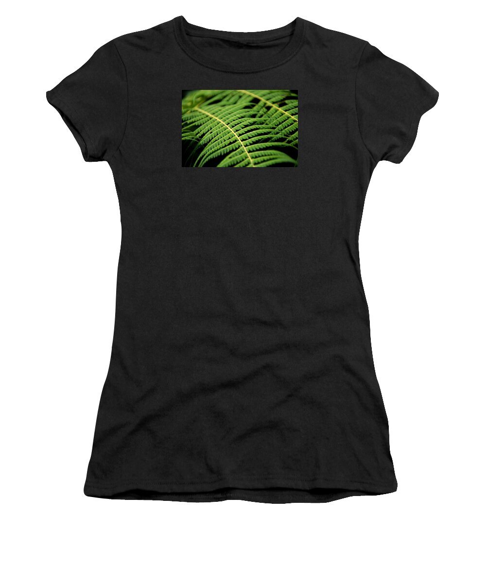 Bracken Women's T-Shirt featuring the photograph Green bracken by Martin Capek