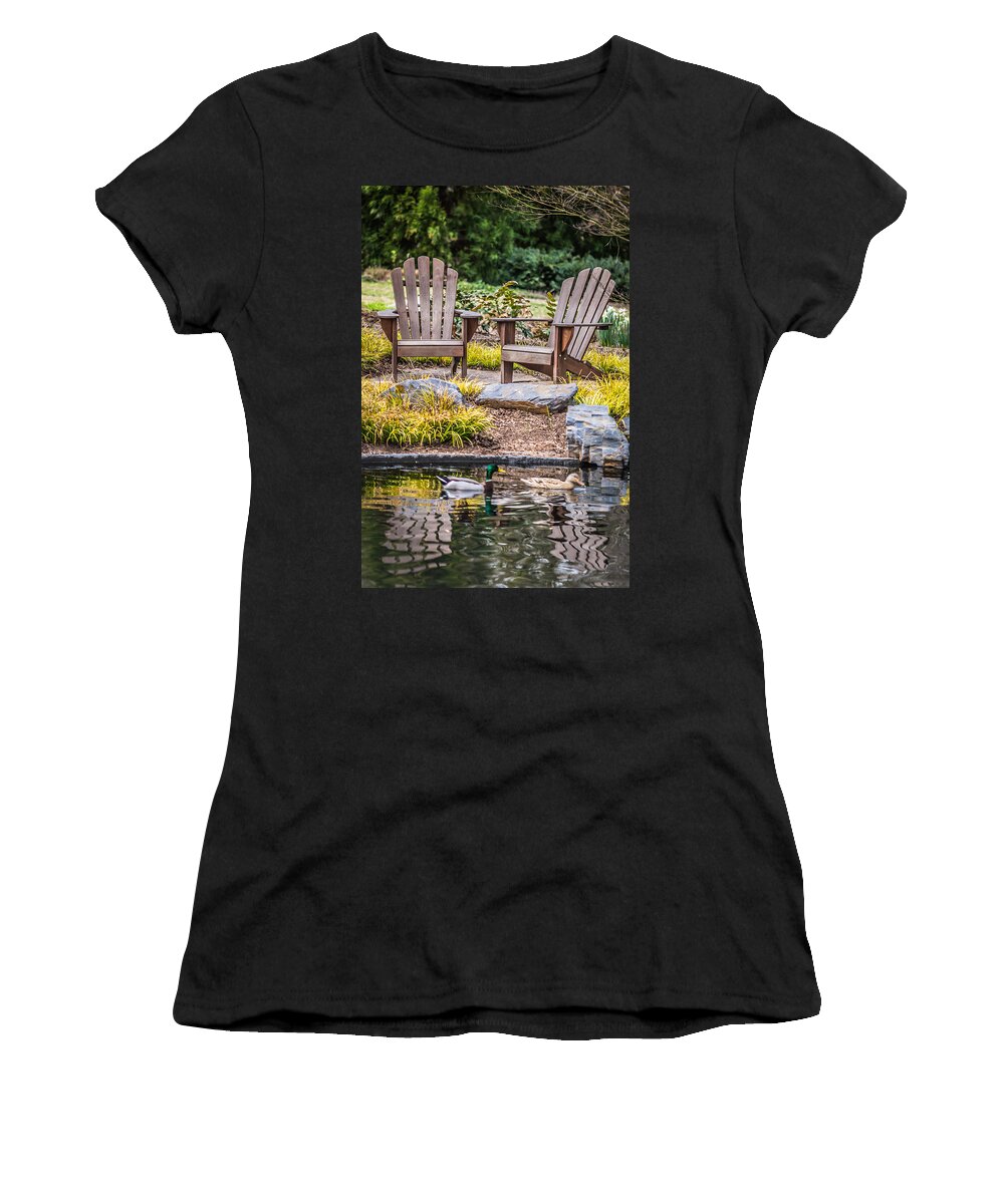 2016 Women's T-Shirt featuring the photograph Happiness goes on by Wade Brooks