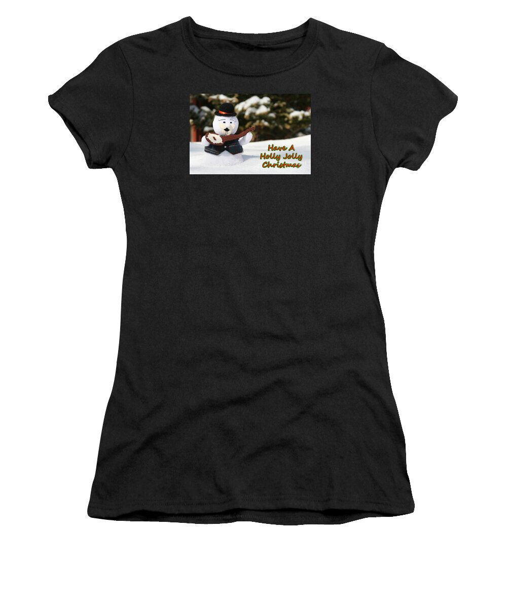 Holly Jolly Christmas Women's T-Shirt featuring the photograph Have a Holly Jolly Christmas by Deborah A Andreas