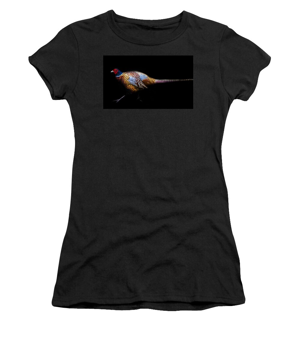 Pheasant Women's T-Shirt featuring the photograph Have a pheasant day.. by Martin Newman