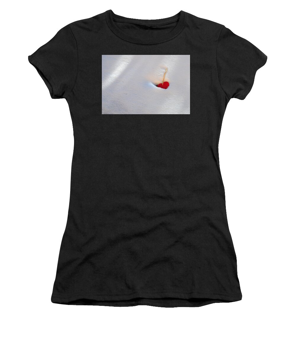 Valentine Women's T-Shirt featuring the photograph Heart Warming by Glory Ann Penington