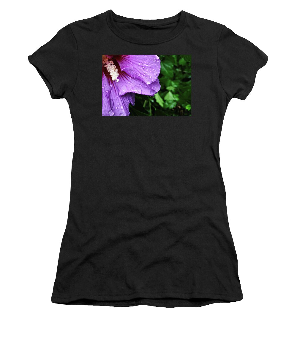 Hibiscus Women's T-Shirt featuring the photograph Hibiscus Corner by Robert Knight