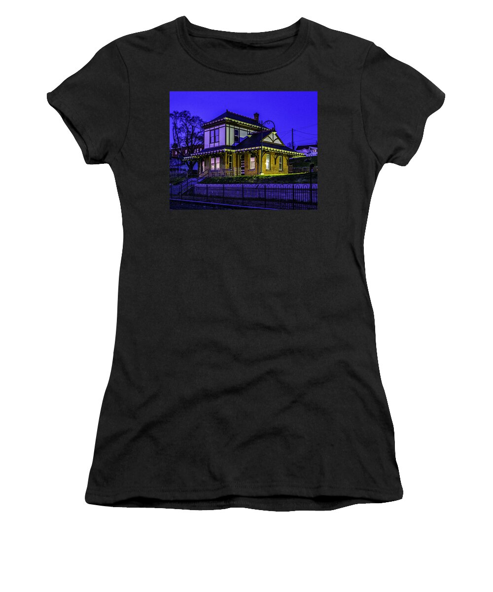 1898 Women's T-Shirt featuring the photograph Historic Millersburg Station by Nick Zelinsky Jr