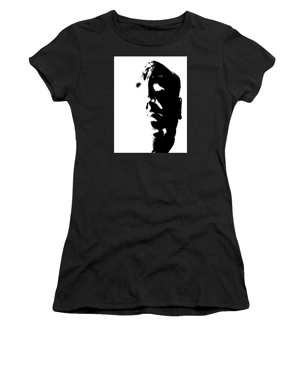 Alfred Hitchcock Women's T-Shirt featuring the photograph Hitchcock by Emme Pons