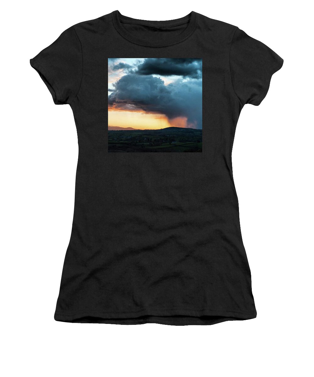 Clouds Women's T-Shirt featuring the photograph Home by Aleck Cartwright