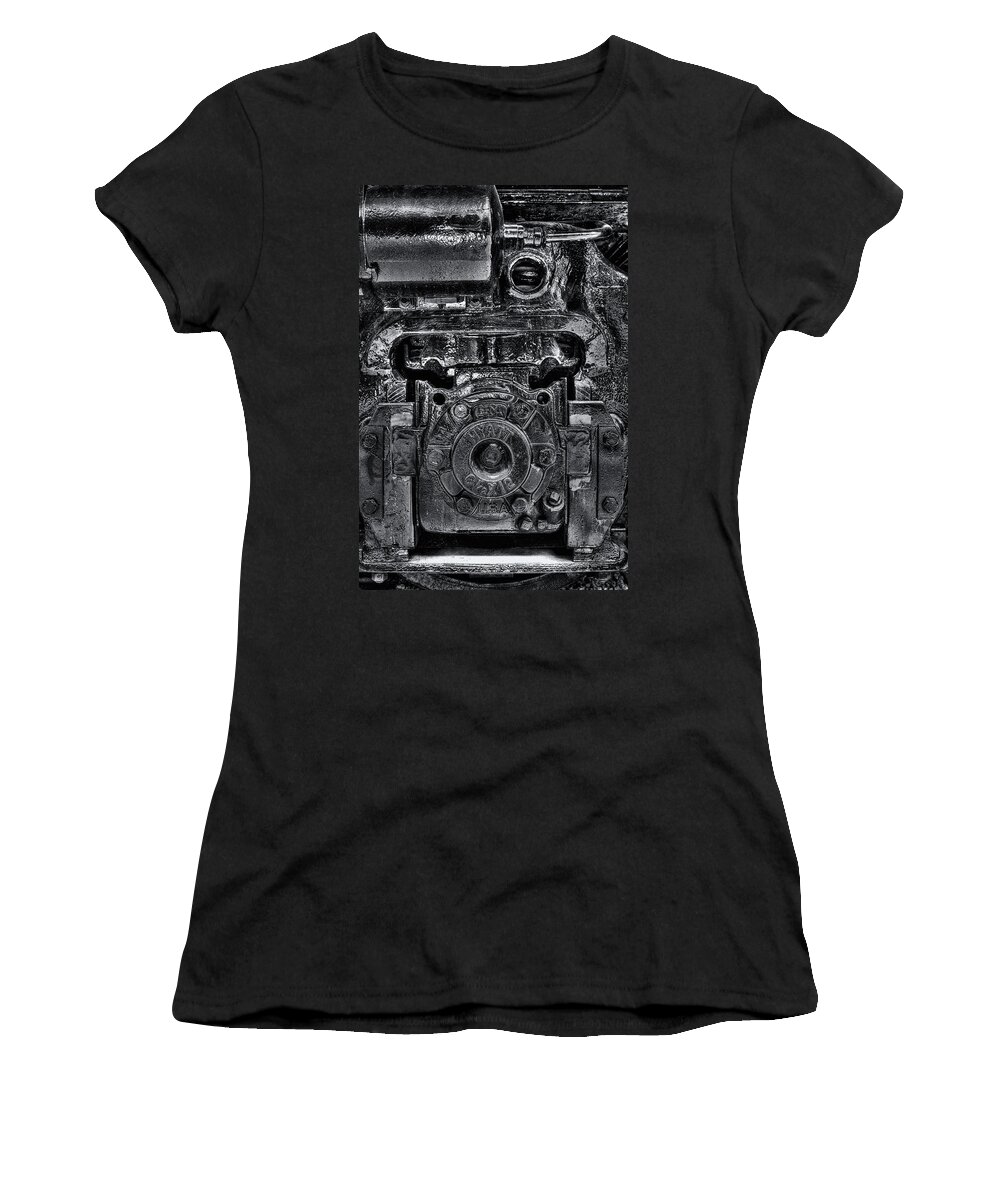 Train Women's T-Shirt featuring the photograph Hyatt Bearings by Scott Wyatt