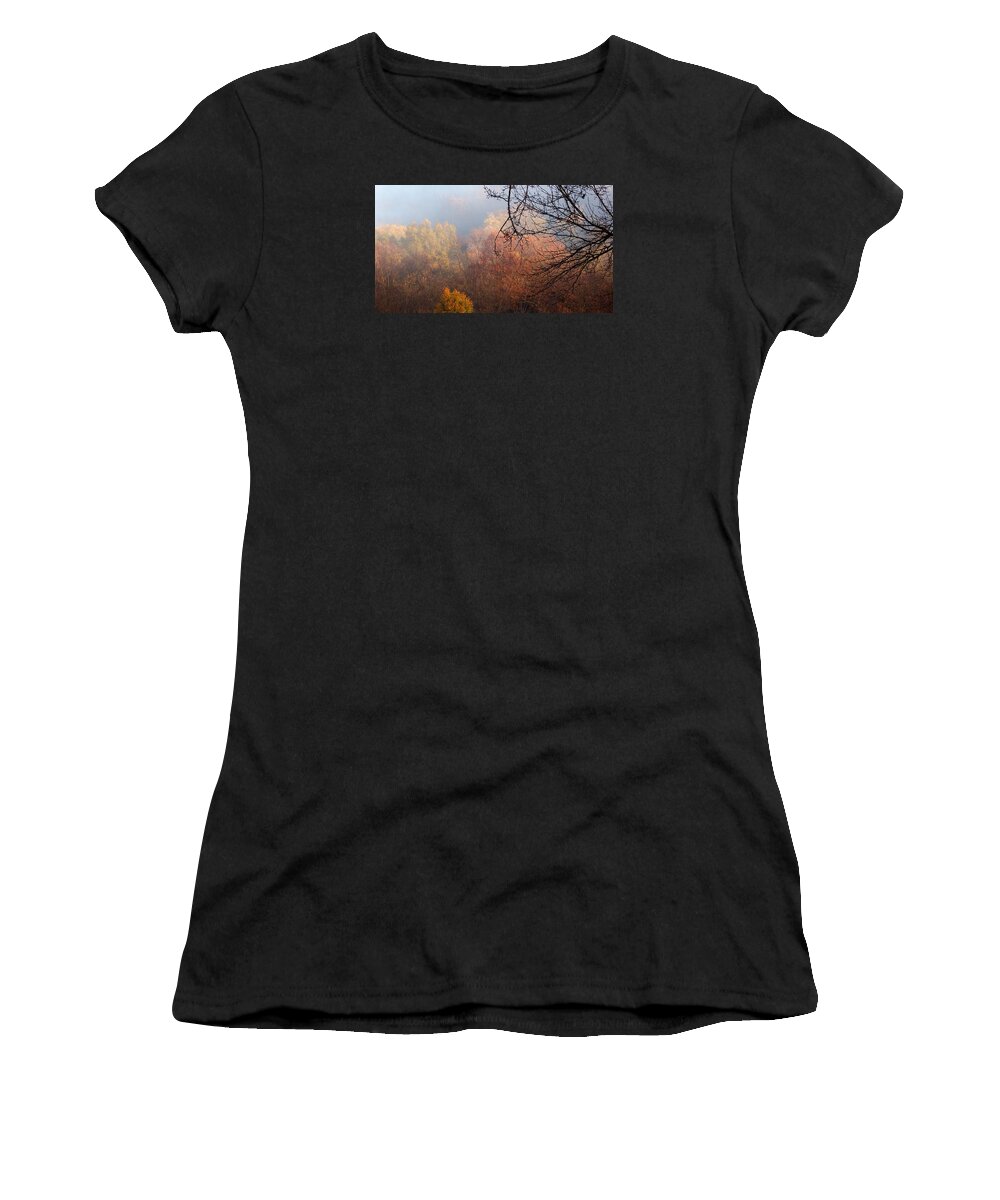 Autumn Women's T-Shirt featuring the photograph I Thought of You by Wild Thing
