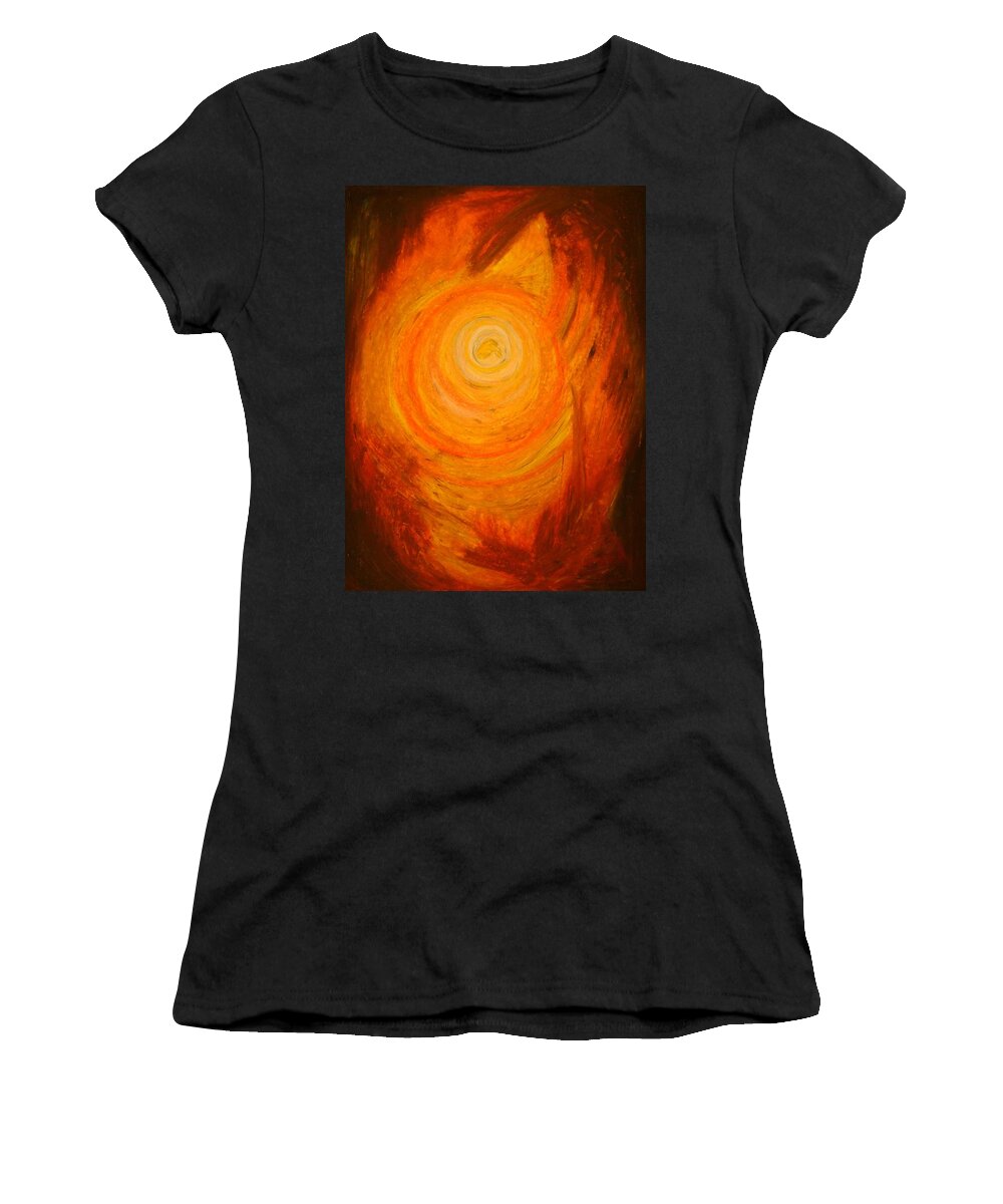 Sacral Chakra Women's T-Shirt featuring the pastel 2. Sacral Chakra by Therese Legere