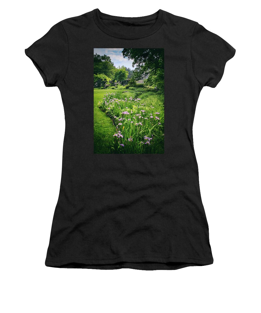 Nature Women's T-Shirt featuring the photograph Iris Meadow by Jessica Jenney