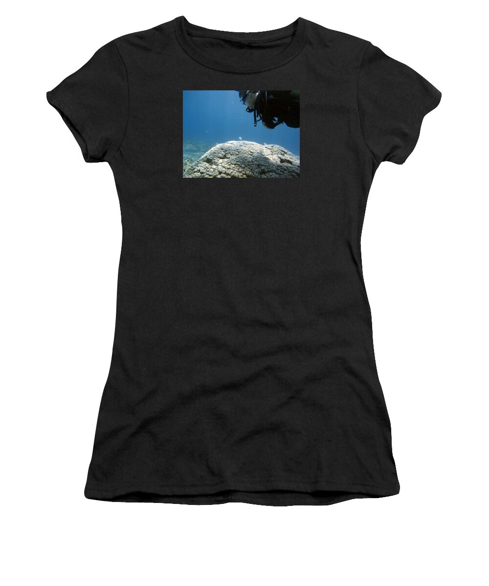 Underwater Women's T-Shirt featuring the photograph Jeanie by Matt Swinden