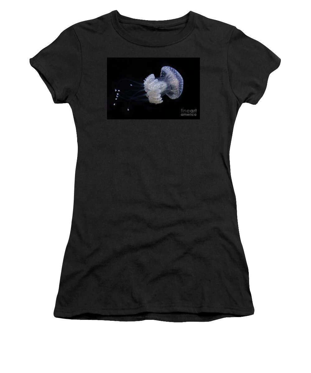 Jellyfish Women's T-Shirt featuring the photograph Jelly on the move by Ruth Jolly