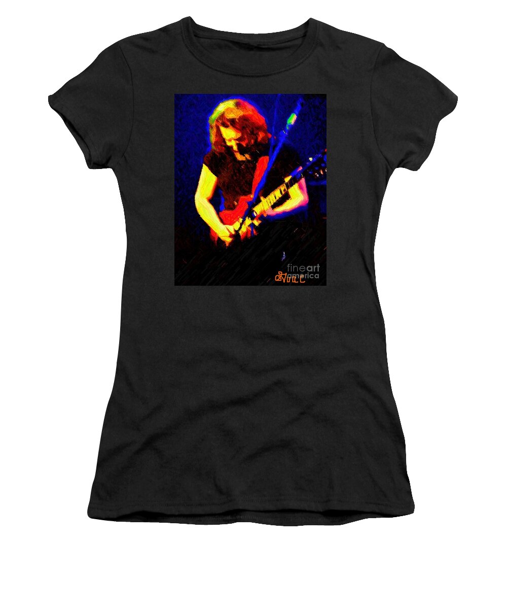 Jerry Garcia Women's T-Shirt featuring the photograph Stella Blue by Susan Carella