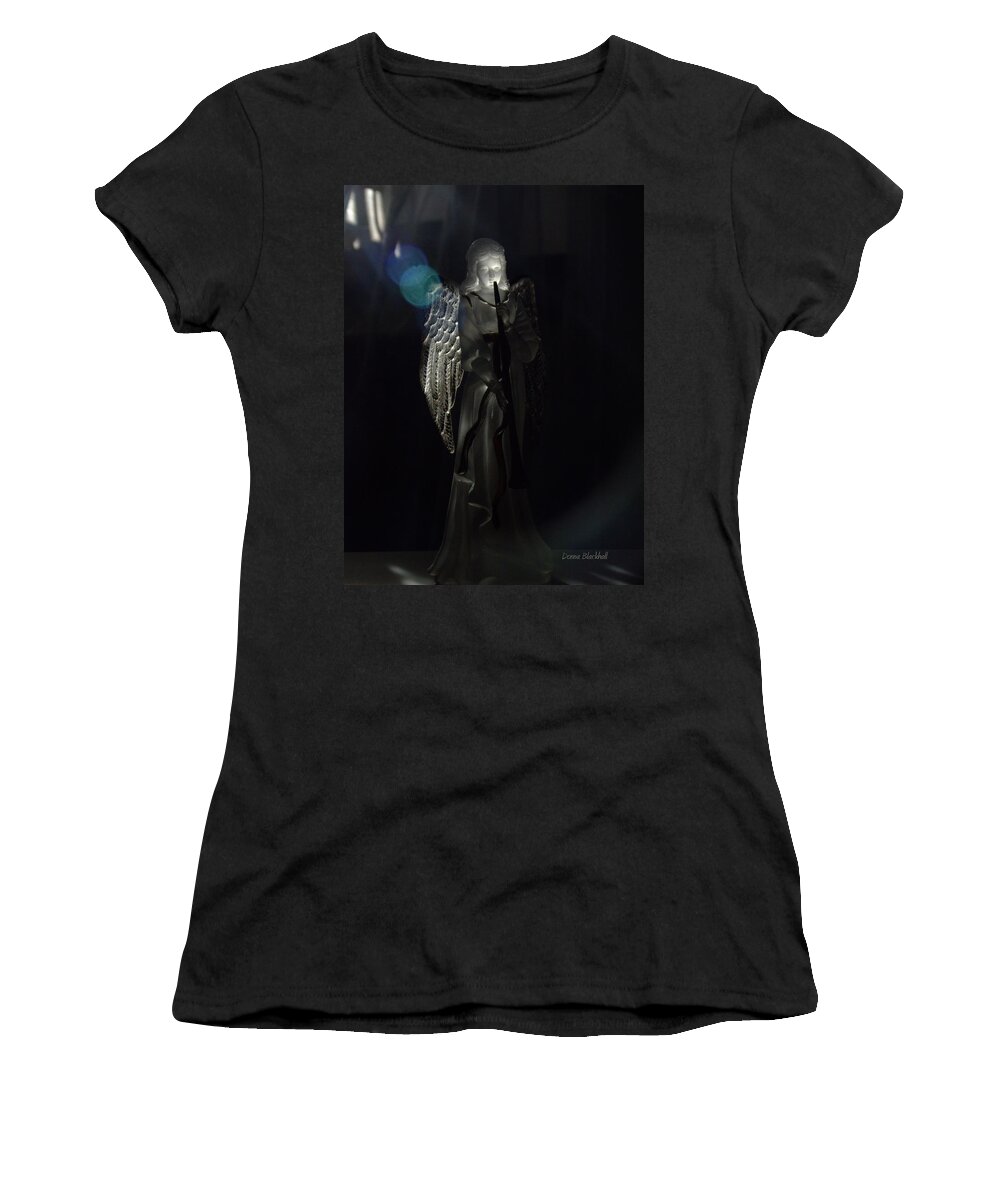 Angel Women's T-Shirt featuring the photograph Joyous Refrain by Donna Blackhall