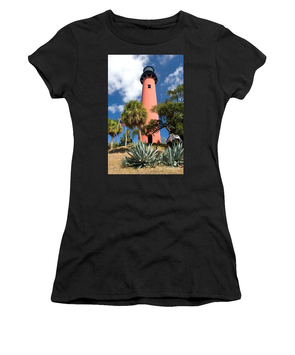 Lighthouse Women's T-Shirt featuring the photograph Jupiter Lighthouse II by Thomas Marchessault