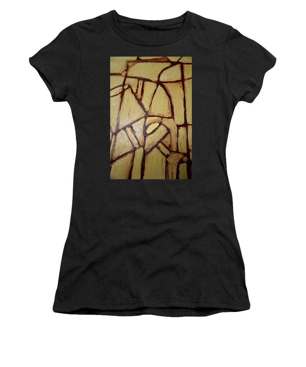 Lamps Women's T-Shirt featuring the painting Lamps 2016 by Shea Holliman