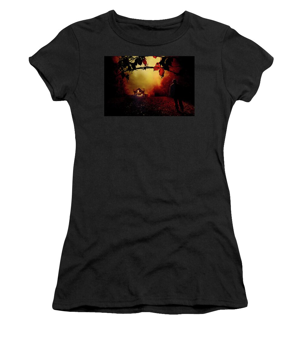 Bruce Springsteen Women's T-Shirt featuring the photograph Last Night I Dreamed by Mal Bray