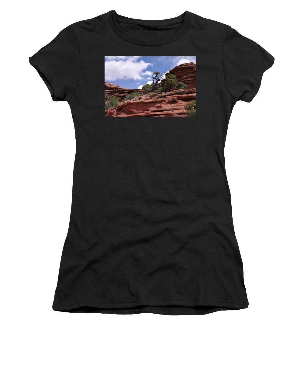 Canyonlands National Park Women's T-Shirt featuring the photograph Layers Upon Layers by Frank Madia