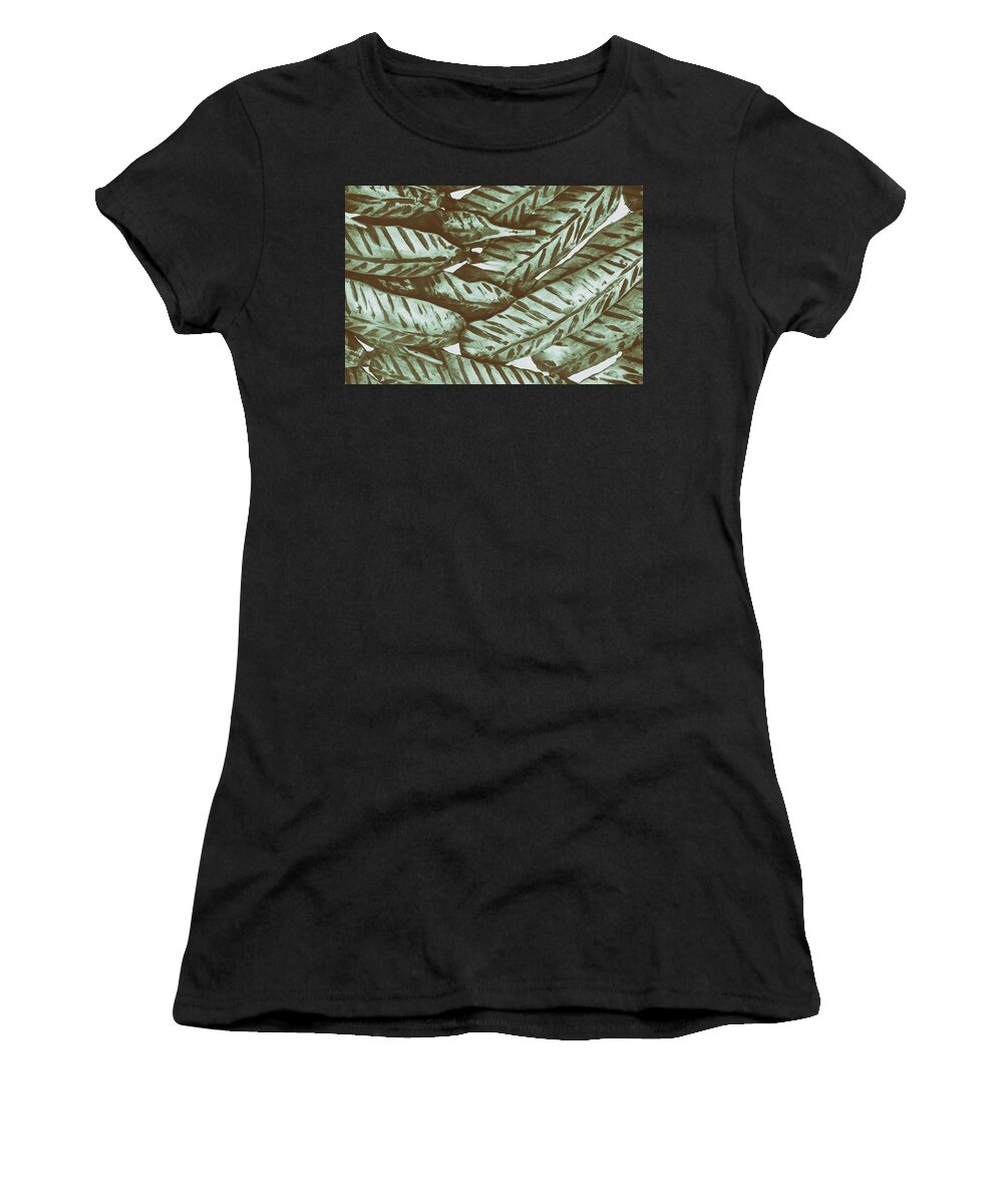 Leaves Women's T-Shirt featuring the photograph Leaves No. 3-1 by Sandy Taylor