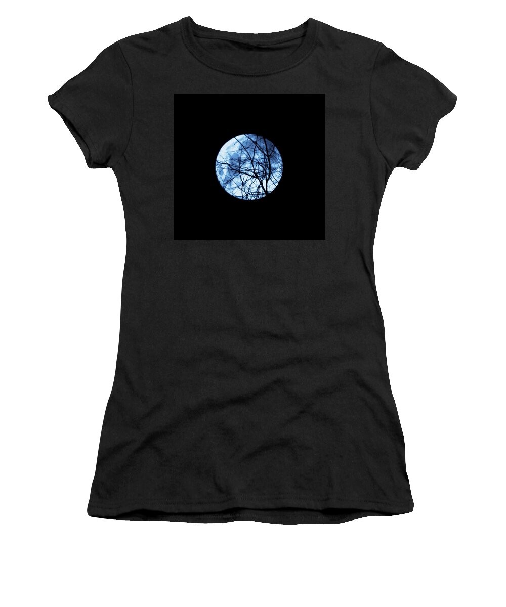 Moon Women's T-Shirt featuring the photograph Lesser One by Danielle R T Haney