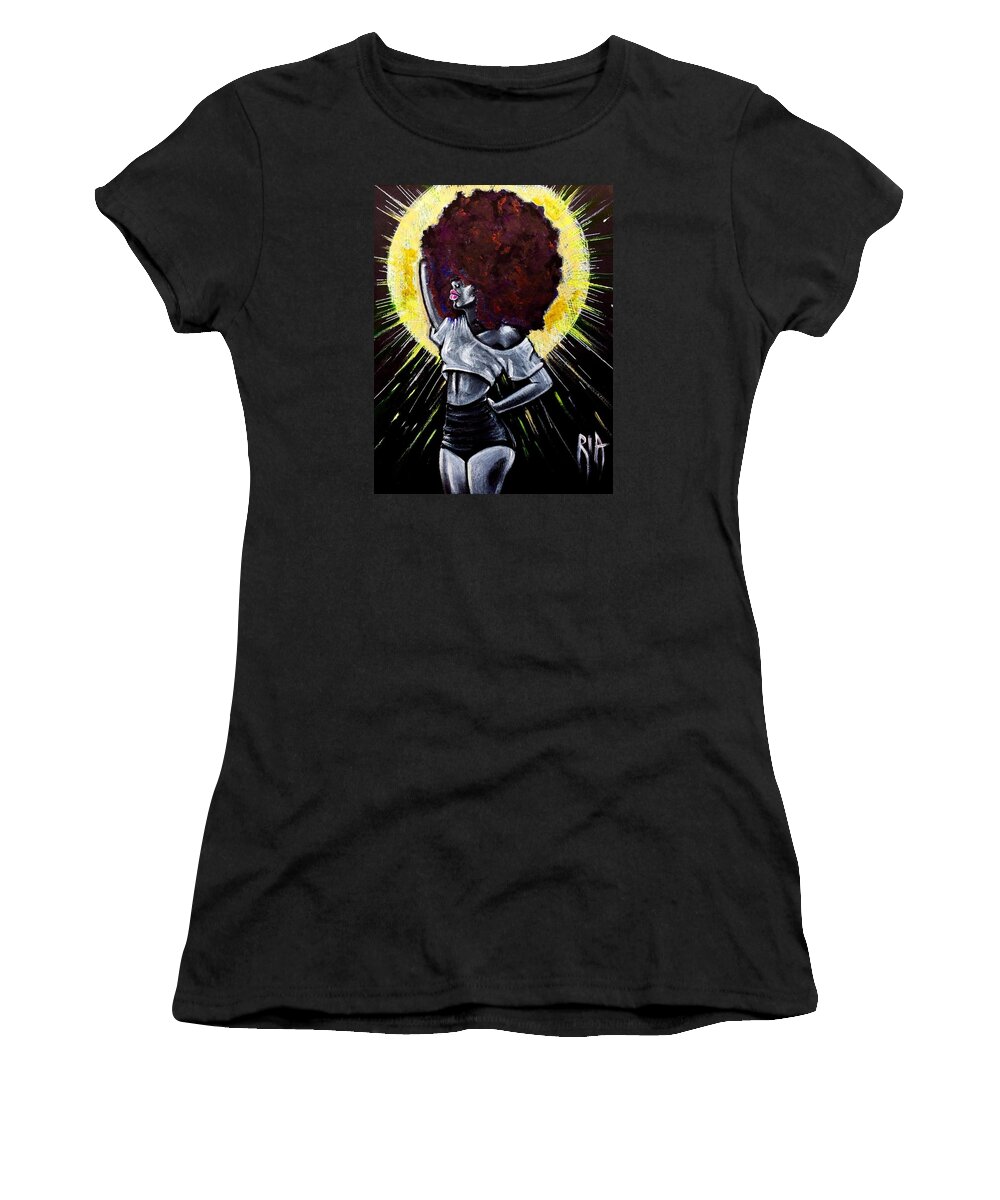 Artbyria Women's T-Shirt featuring the photograph Let it shine by Artist RiA