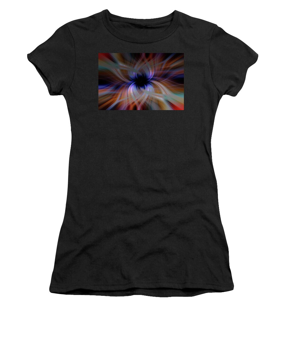 Abstracts Women's T-Shirt featuring the photograph Light Abstract 5 by Kenny Thomas
