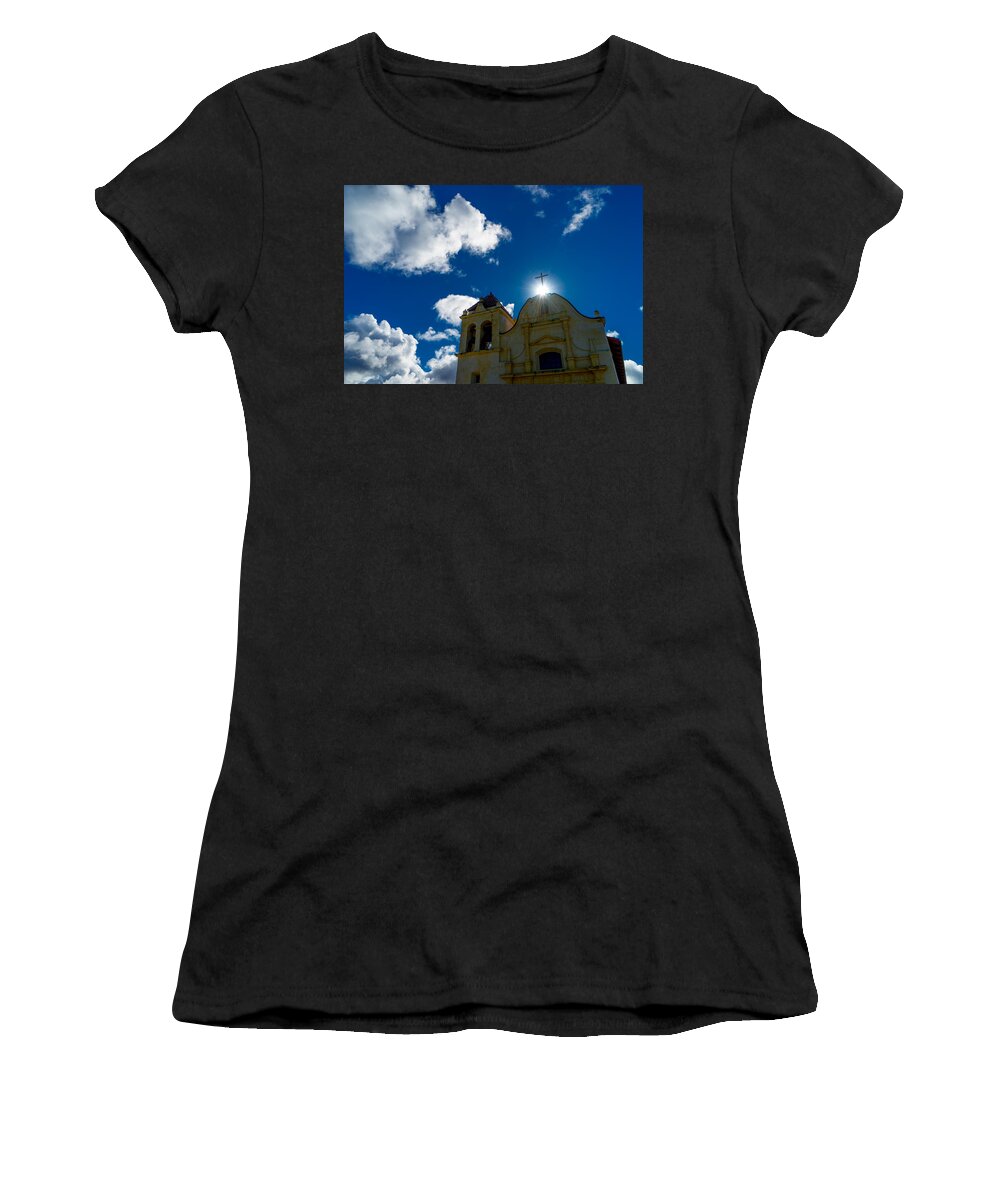 Spiritual Women's T-Shirt featuring the photograph Light From Above by Derek Dean