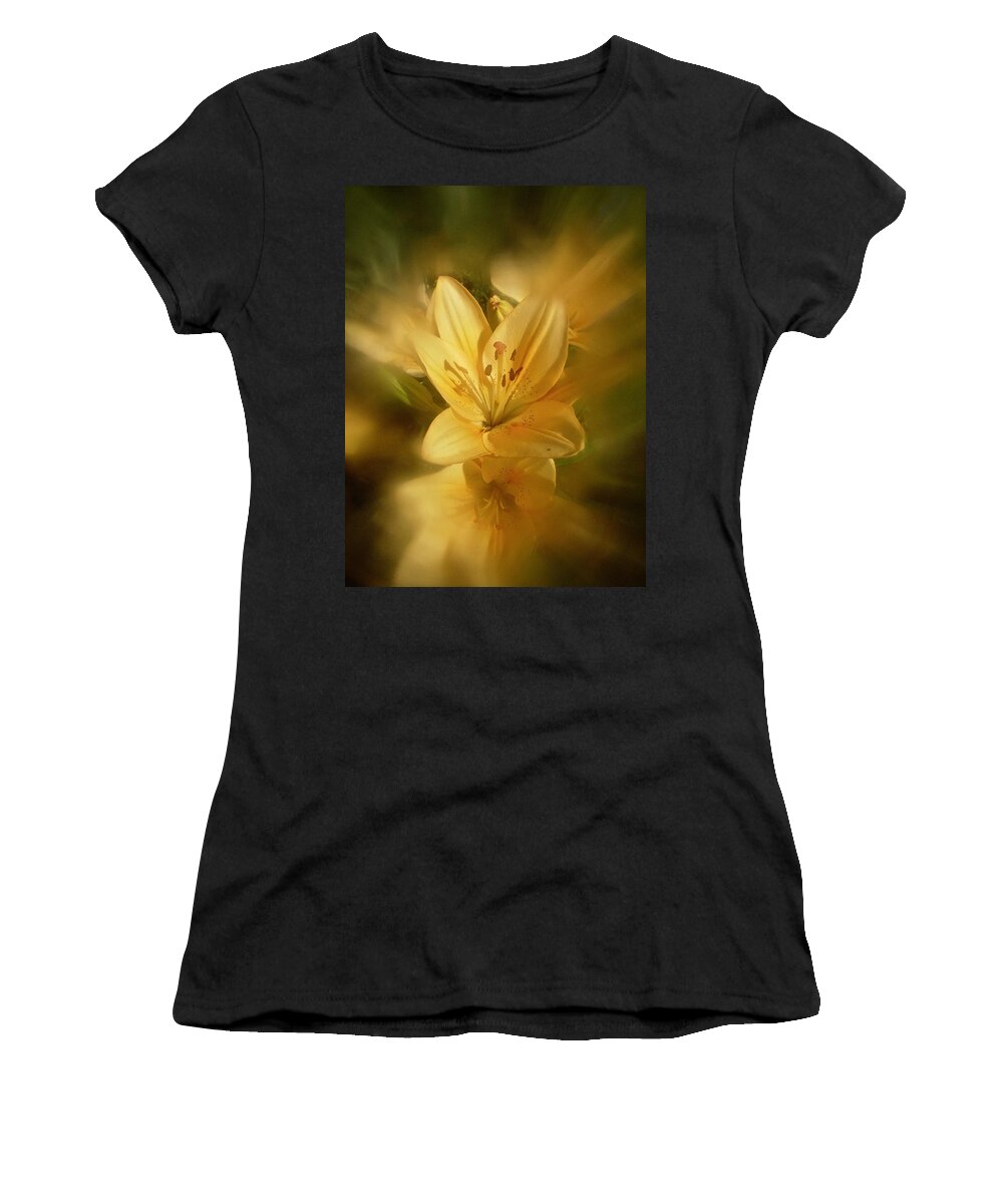Tiger Lily Women's T-Shirt featuring the photograph Lily be Mine by Richard Cummings