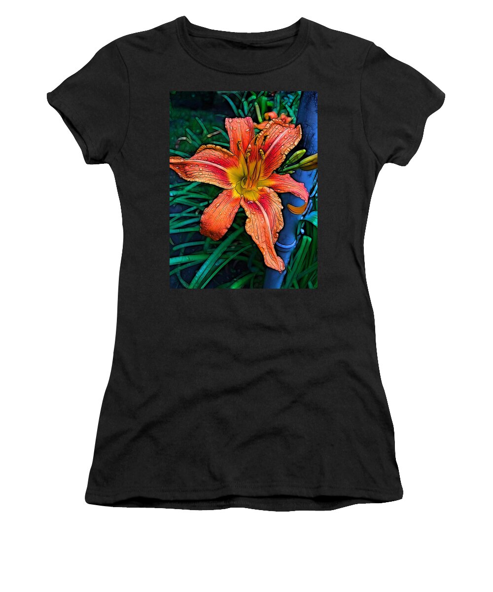 Flowers Women's T-Shirt featuring the photograph Lily Bold by Nick Heap